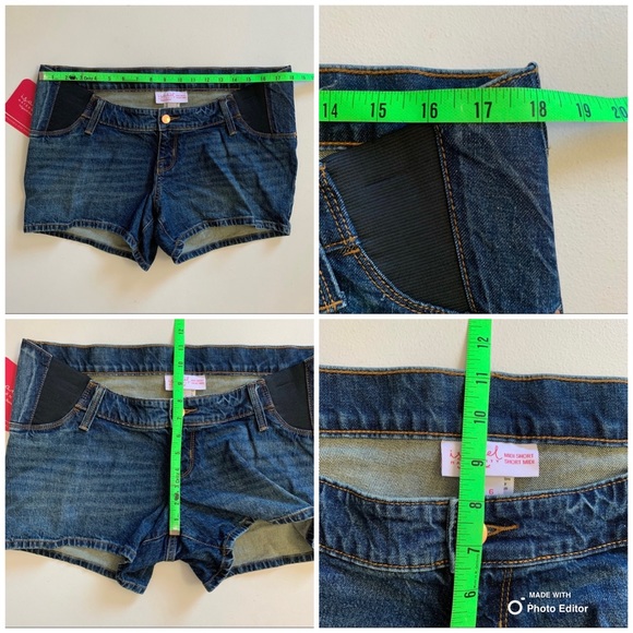 Maternity Summer Bundle | Lot of Maternity Tank Tops (2) + Maternity Shorts S/6 - Picture 15 of 15